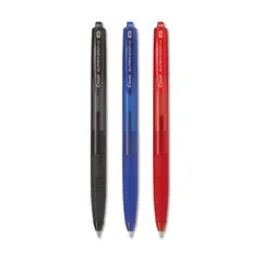 PILOT - Set 3 Lápiz Pasta Retráctil Super Grip G 1.0mm Az, Ng, Rj