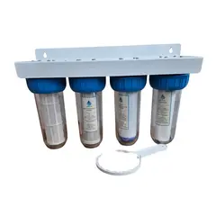 GENERICO - FILTRO PARA AGUA CUADRUPLE MEDIANO 10 PULGADAS