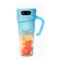 BOMIDI - Licuadora Portátil JB01 3 Velocidades Silver