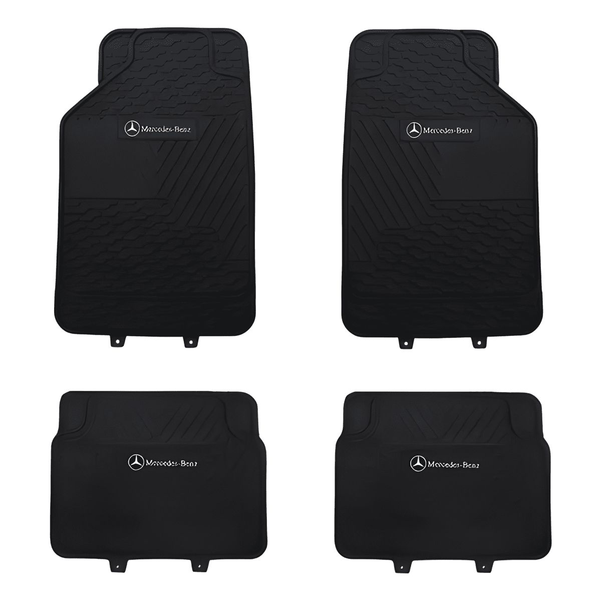 GENERICO - Pisos De Goma Mercedes Benz Para Vehículos 4 Piezas