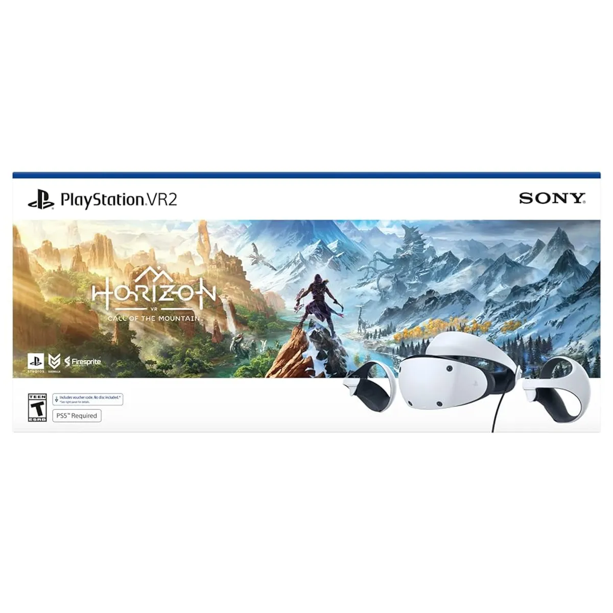 SONY - Paquete PlayStation VR2 Horizon Call of The Mountain™  Inmersión Total en 4K