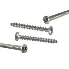 METALFER - Tornillo Roscalata Inoxidable 10x 3/ 4 100 Unidades
