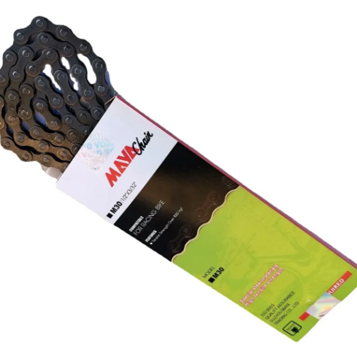 GENERICO - Cadena Bicicleta Maya Chain M30 12x332 Ruta Carrera