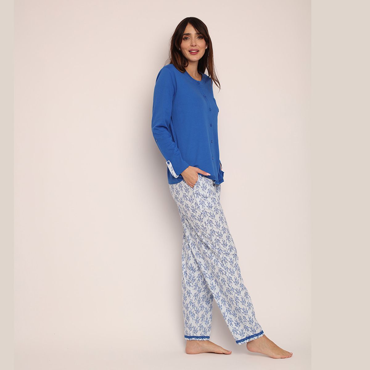 MONA - Pijama Abotonado Monamour  Mujer
