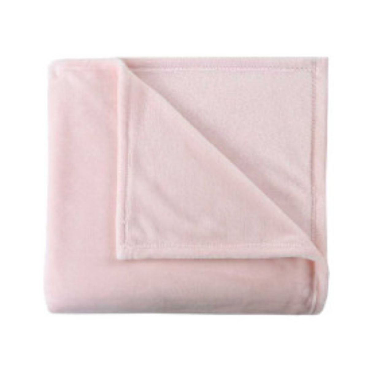 ILLUSIONS - Frazada Flannel Lisa Illussions 2 Plazas Rosa