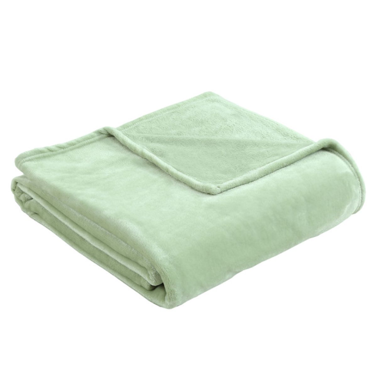 ILLUSIONS - Frazada Flannel Lisa Illussions 2 Plazas Olivo