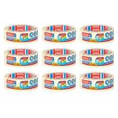 TESA - Pack 9 Cintas Enmascarar Masking Tape 40mt X 36mm