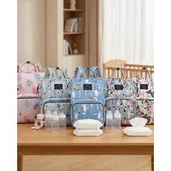 GENERICO - Mochila Maternal Bolso Pañalera Térmica Impermeable Premium