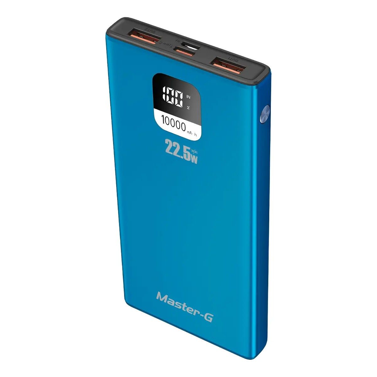 GENERICO - Batería Externa Power Bank 10000 Mah 22.5w PowerDelivery Master-g Color Azul BELUG