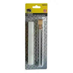 GENERICO - Set Porta Tiza Para Herrería + 3 Tizas Dura