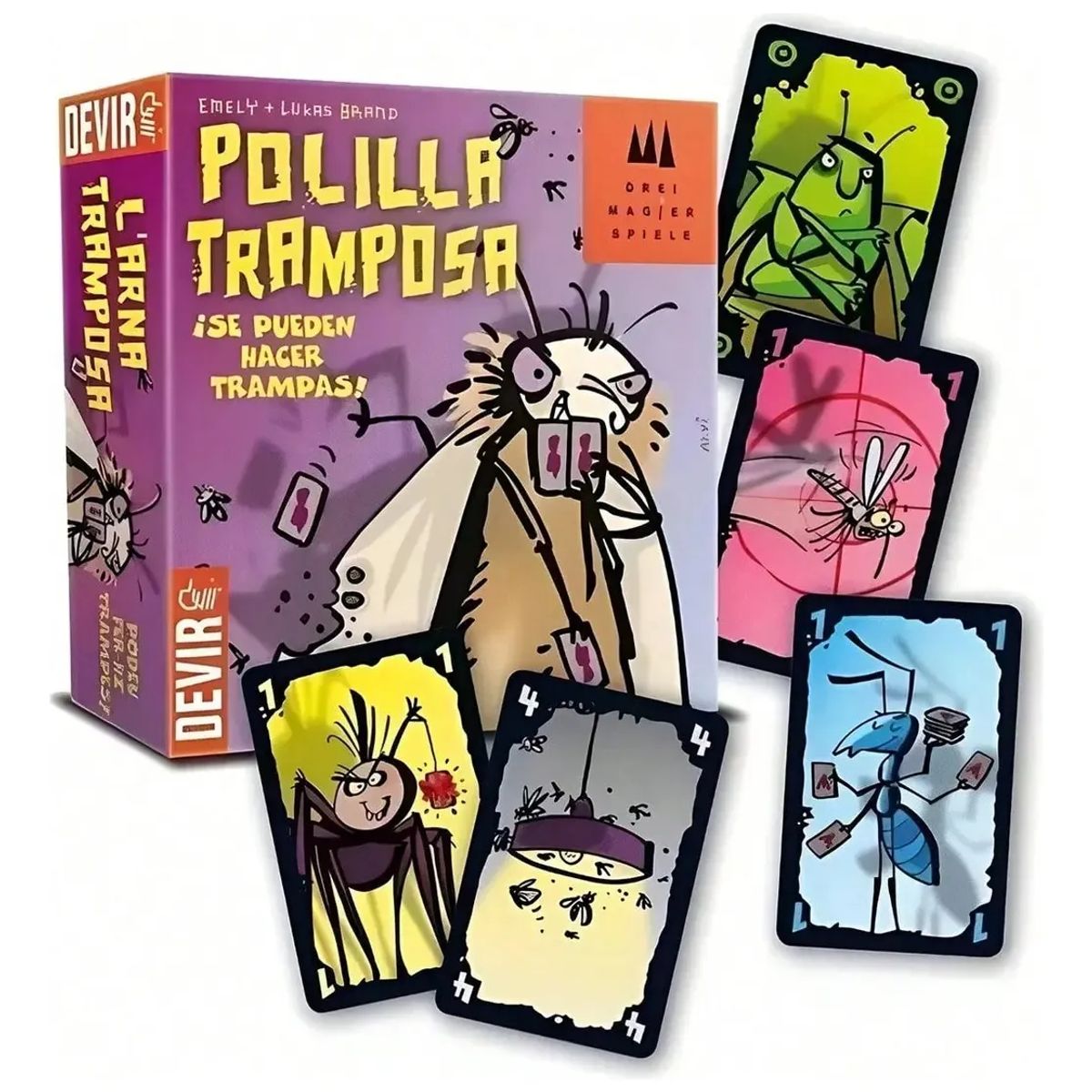 GENERICO - Juego De Cartas Polilla Tramposa Niños Y Familia En Español