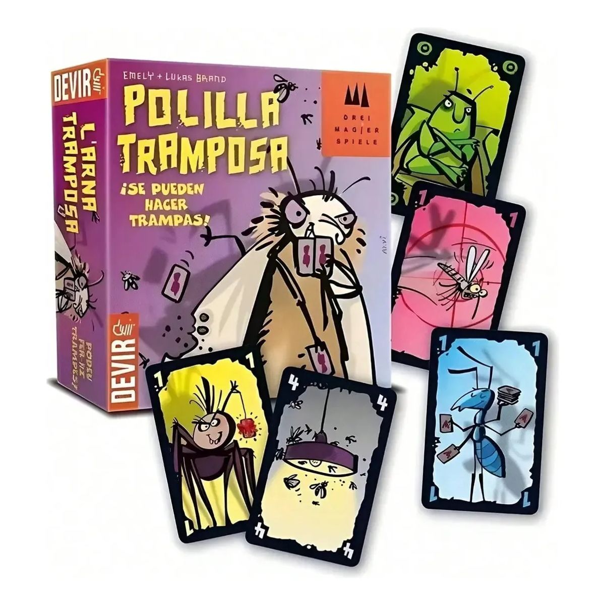 GENERICO - Juego De Cartas Polilla Tramposa Niños Y Familia En Español