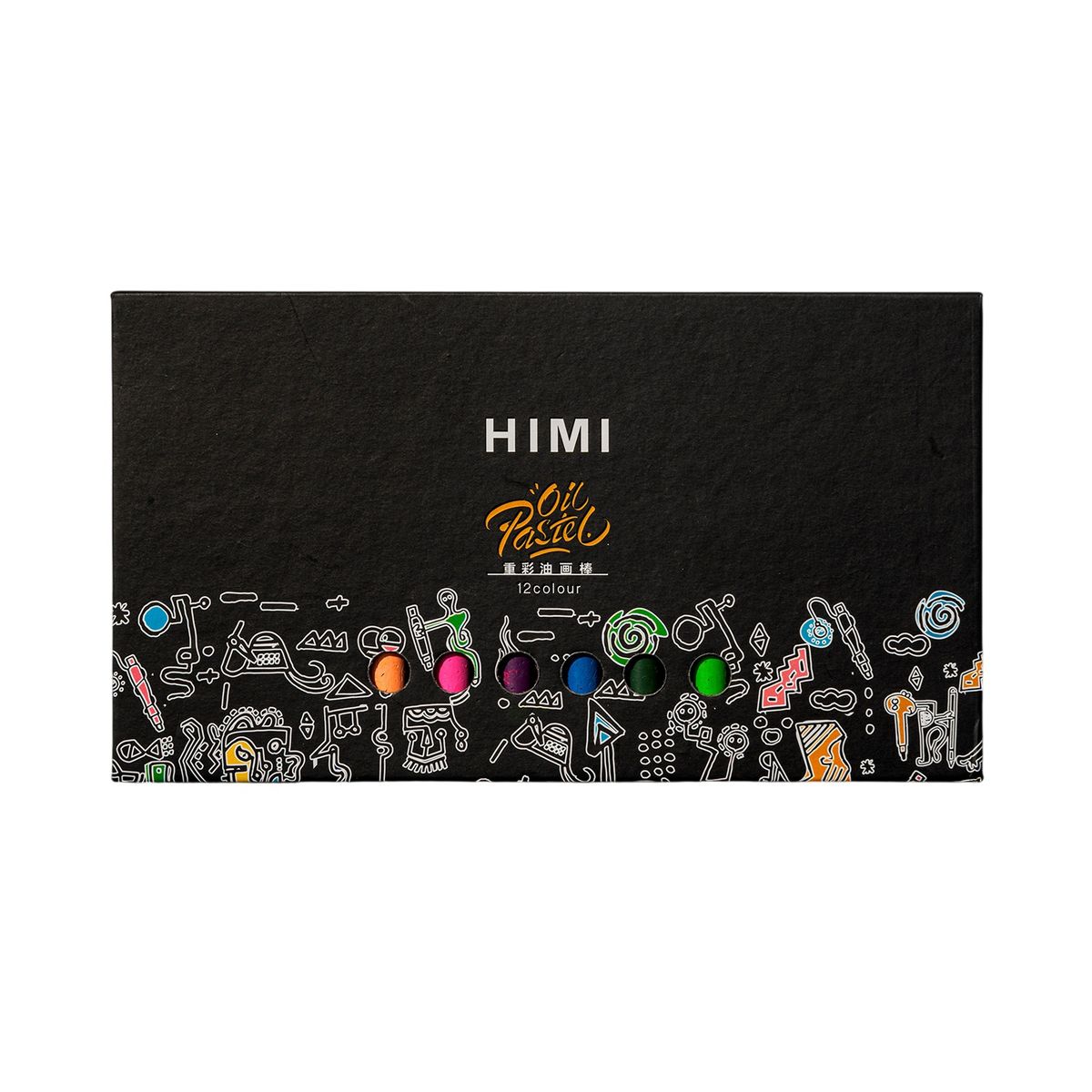 HIMI - HIMI Pasteles al Oleo 12 colores