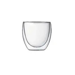 GENERICO - Pack 4 Tazas Doble Pared 250ml Frio, Caliente