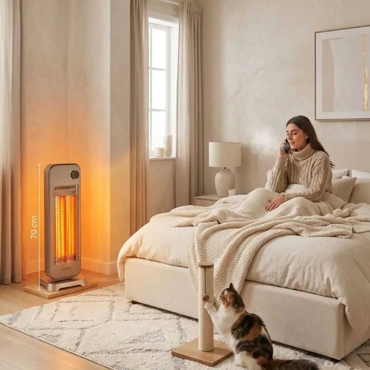 GENERICO - Estufa Fibra de Carbono con rotacion doral