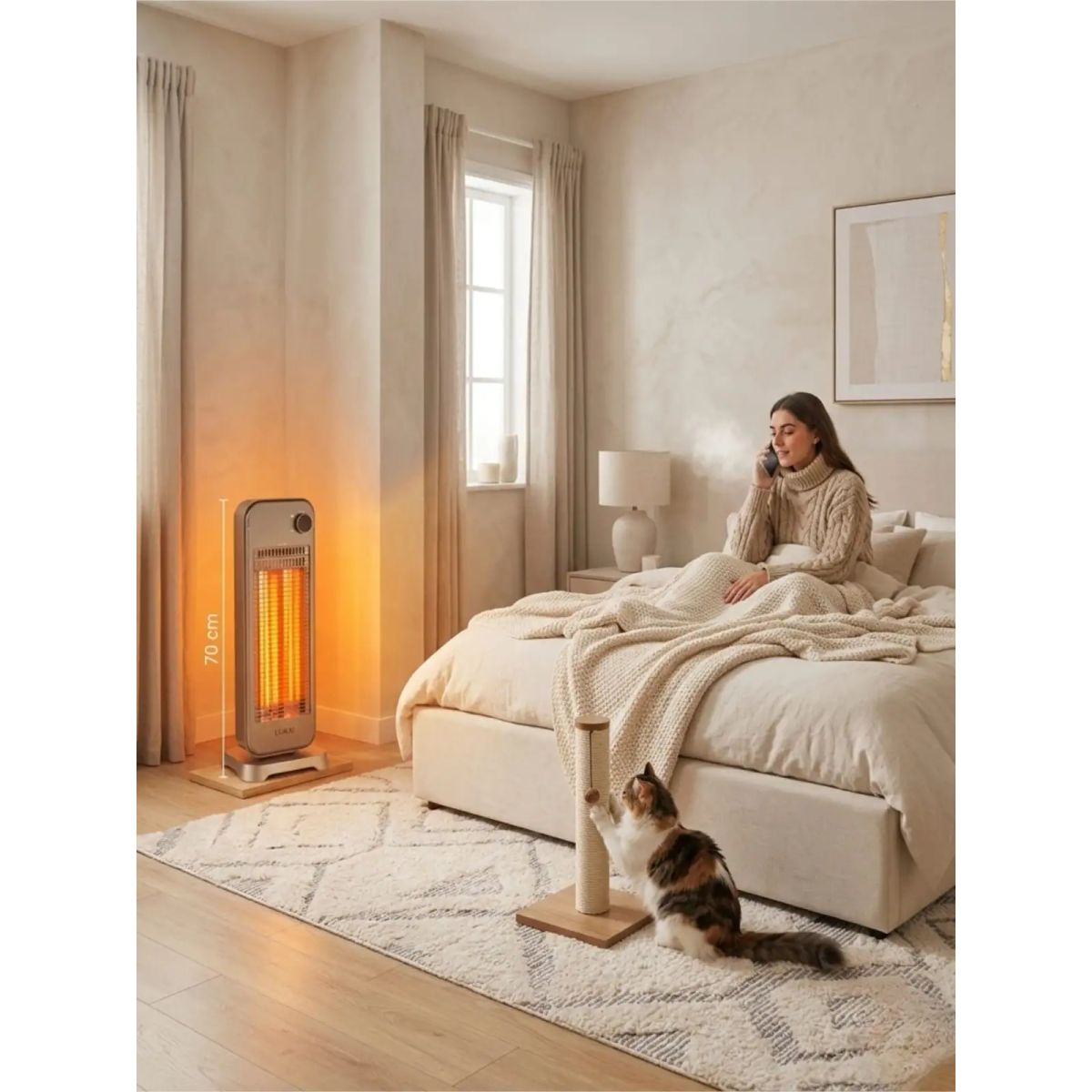 GENERICO - Estufa Fibra de Carbono con rotacion doral