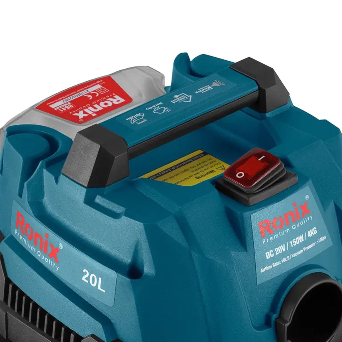 GENERICO - ASPIRADORA INALÁMBRICA RONIX 8641 20V 150W 20L