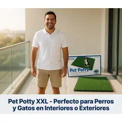MOVI - Baño para Mascotas XXL Pet Potty - Bandeja Higiénica Grande para Perros y Gatos