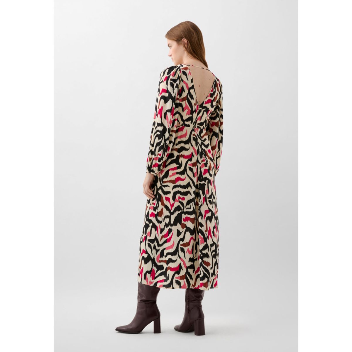 SCALPERS - VESTIDO ESTAMPADO ABERTURAS