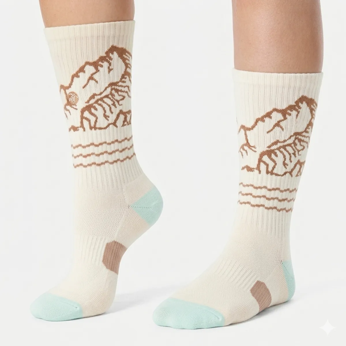 HAKA HONU - Calcetín Mujer Sendero Beige Haka Honu