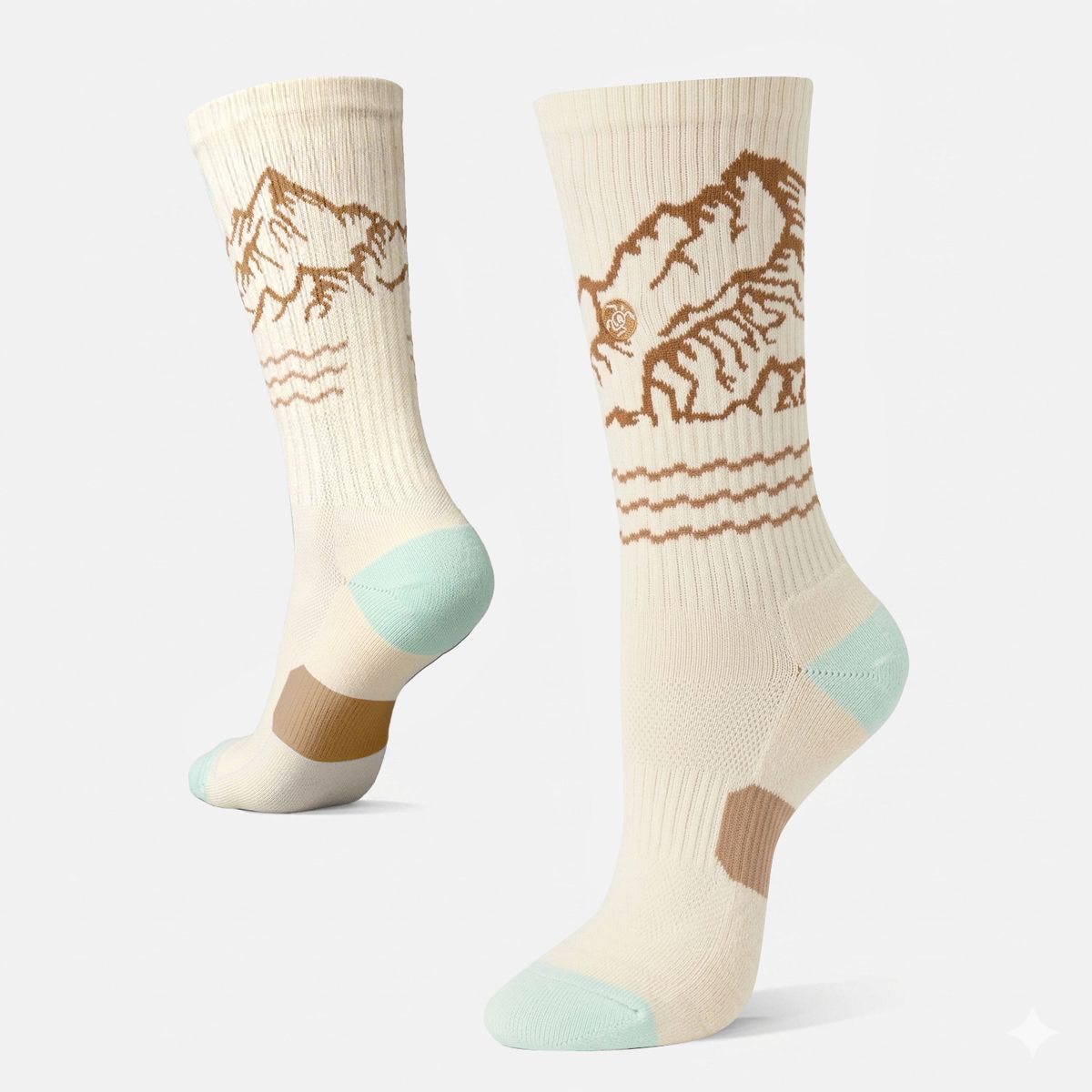 HAKA HONU - Calcetín Mujer Sendero Beige Haka Honu