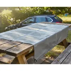 GENERICO - Lona Carpa GRIS Multiuso Impermeable 2X3