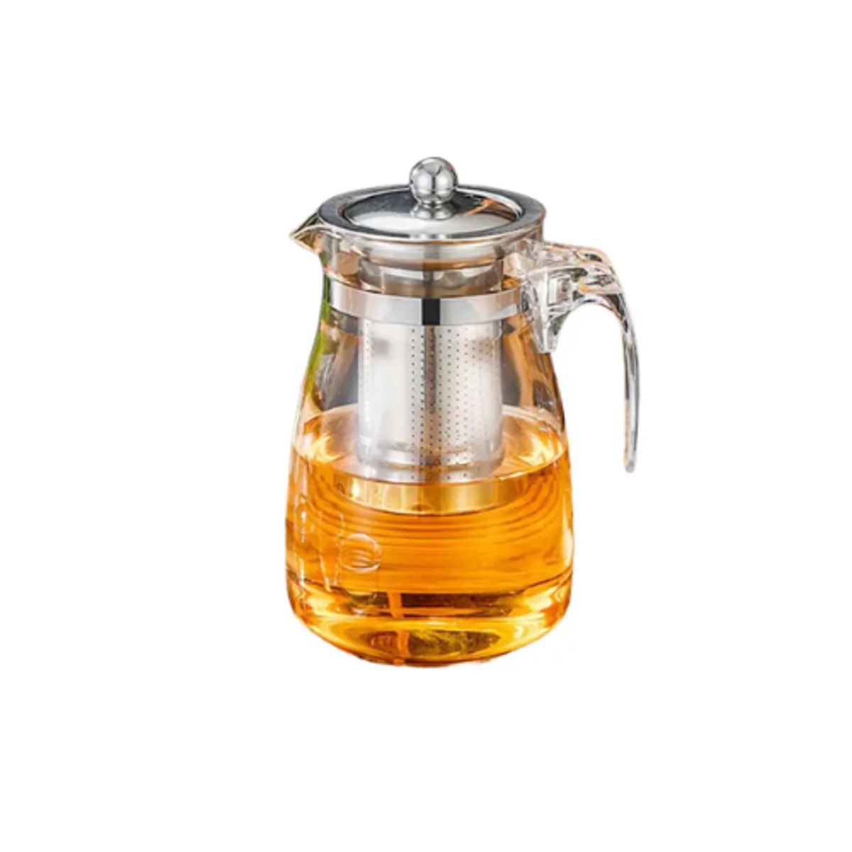 GENERICO - Tetera Té Infusiones Vidrio Con Filtro Acero Inox 750ml