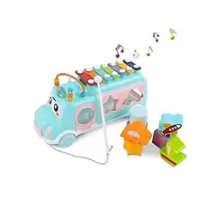 GENERICO - Juguete Autobus Xilofono Didactico Musical Infantil