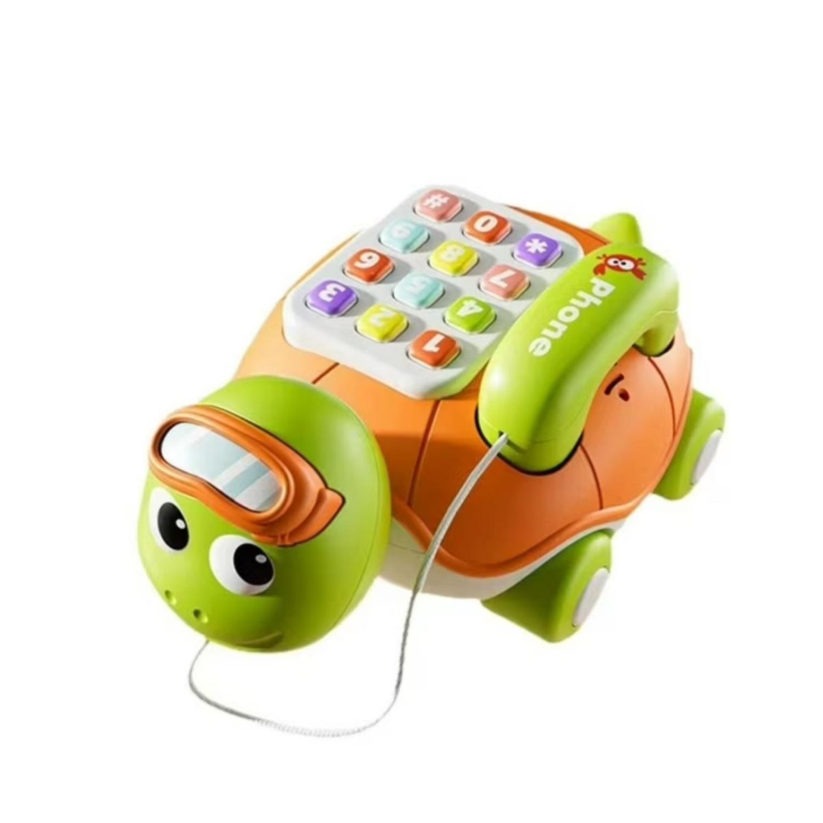 GENERICO - Juguete Telefono Tortuga Interactivo Con Sonidos Infantil