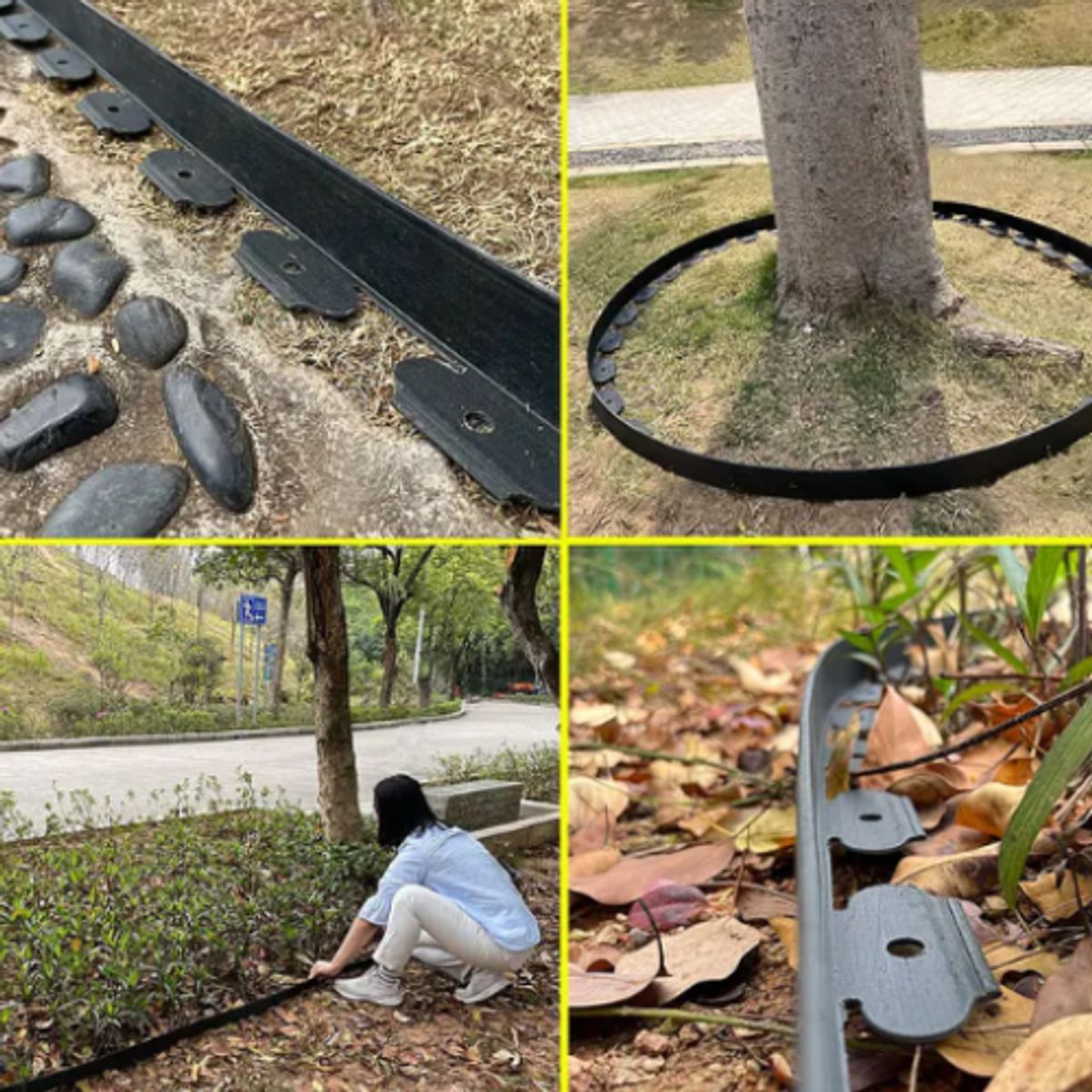 GENERICO - Limitador De Jardín Separador De Césped Burlete 10 metros