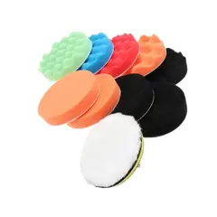 GENERICO - Kit De 10 Piezas Pulir Esponjas Almohadillas Para Auto