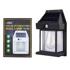 GENERICO - Farol Solar Sensor Movimiento Luz Calida Exterior Impermeable Jardin Muro