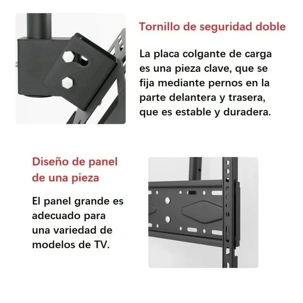 GENERICO - Soporte TV Techo Articulado 32 A 55 Pulgadas Ajustable Giratorio Universal