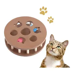 GENERICO - Juguete Interactivo Rueda Con Pelotas Para Gatos Mascotas