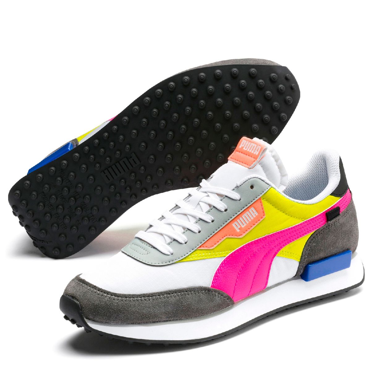 PUMA - Puma Future rider play on zapatilla urbana hombre blanco