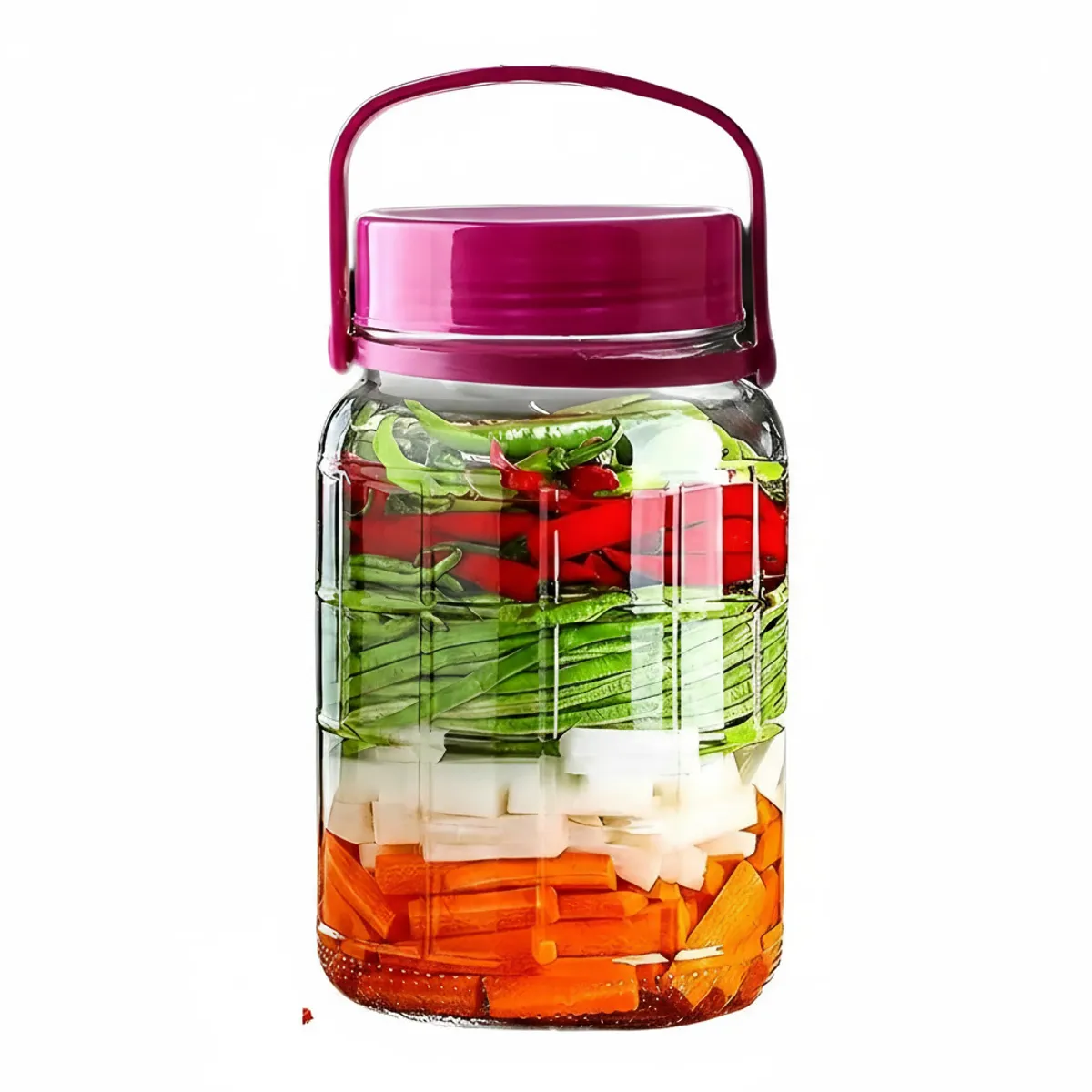 GENERICO - Frasco Vidrio Hermético Escabechero 10 Litros Con Tapa