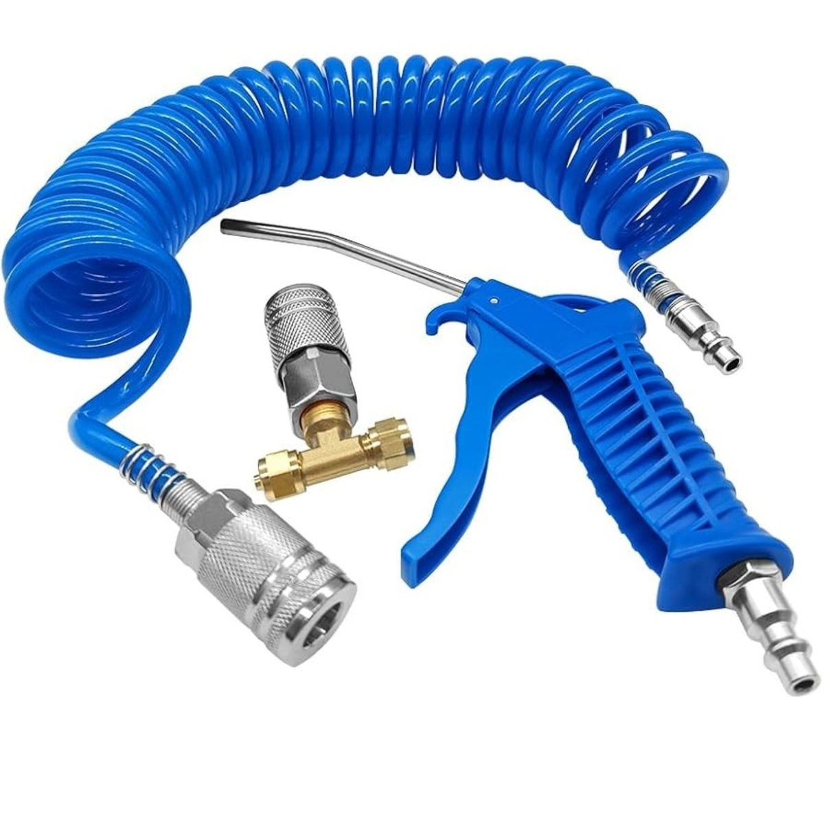GENERICO - KIT DE ACCESORIOS PARA PISTOLA DE AIRE Y COMPRESOR DE AIRE 