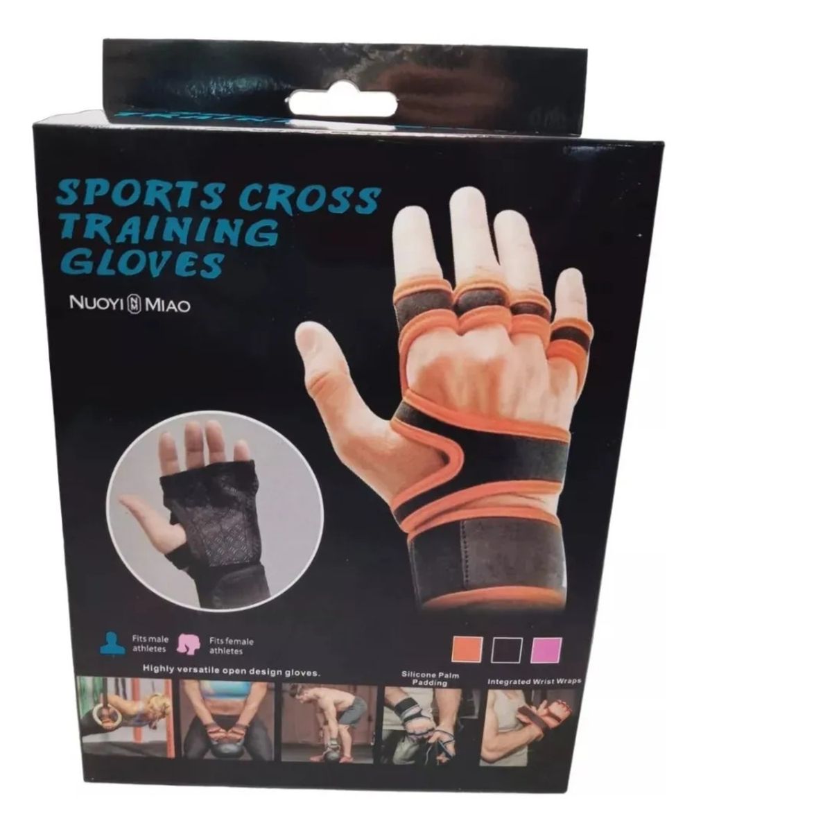 GENERICO - GUANTES CALLERAS PROTECTORAS MANOS LEVANTAMIENTO PESAS BARRA