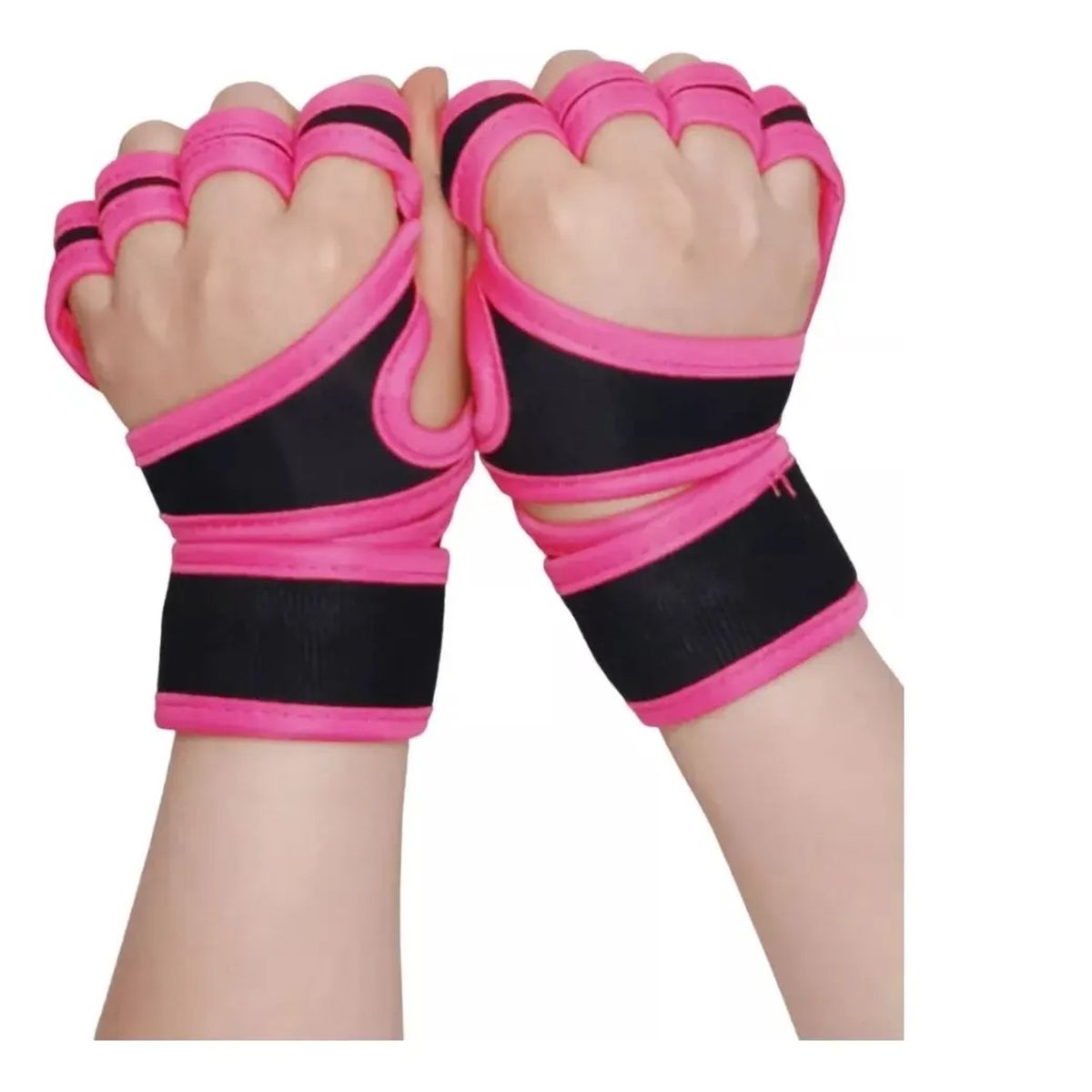 GENERICO - GUANTES CALLERAS PROTECTORAS MANOS LEVANTAMIENTO PESAS BARRA
