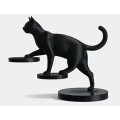 GENERICO - Estatua de gato equilibrado