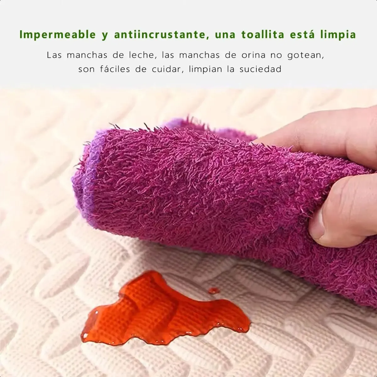 SUPERCENTER - Pack 4 Unidad Piso Puzzle Alfombra Goma Eva Antigolpes 60x60