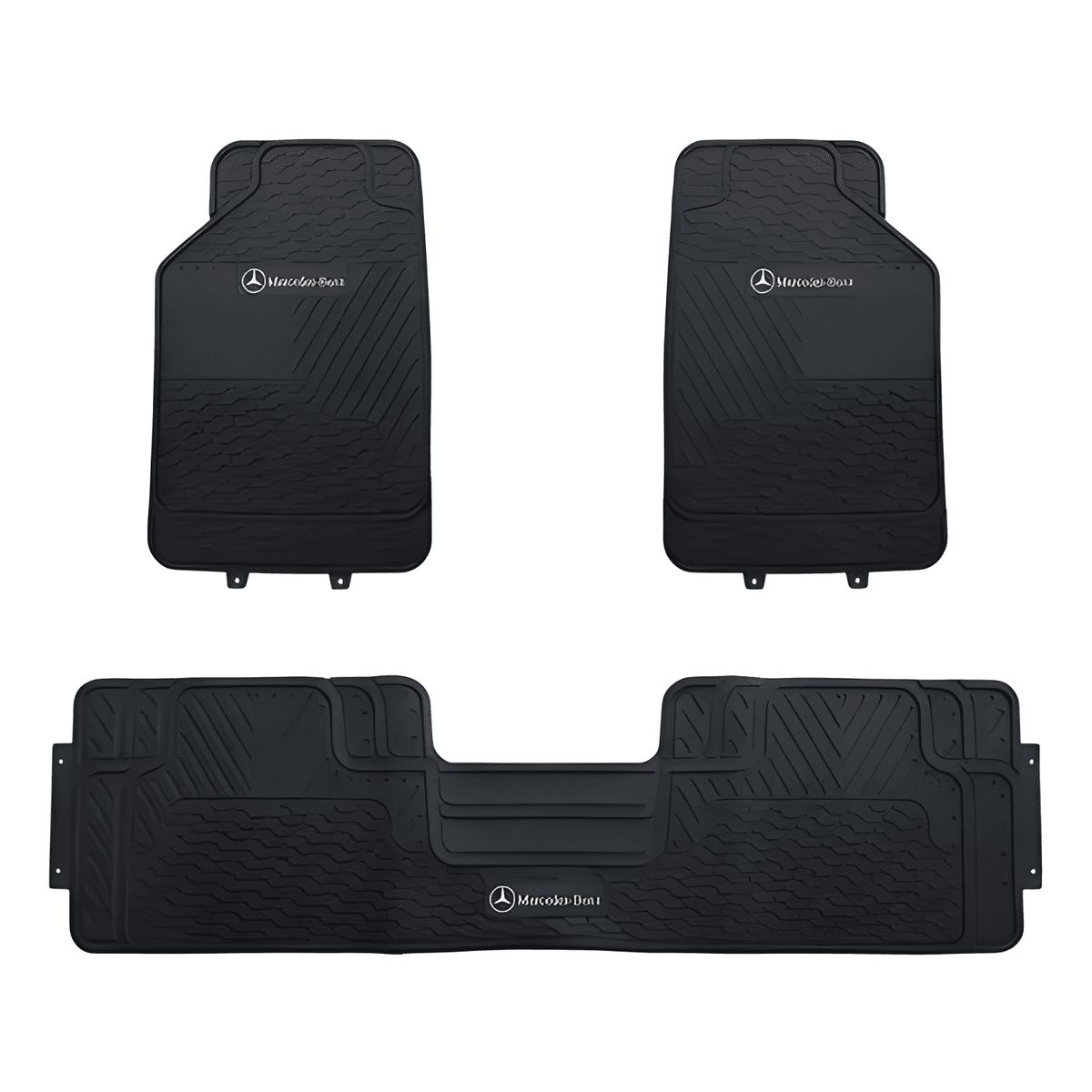 GENERICO - Pisos De Goma Mercedes Benz 3 Piezas Envio Gratis