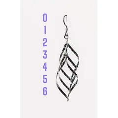 TAETHAI - Aros de plata 925 colgantes largos