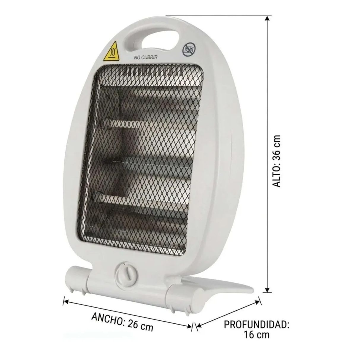 DORAL - CALEFACTOR ELÉCTRICO CUARZO ZYY-QH02 DORAL VANCOUVER 800W