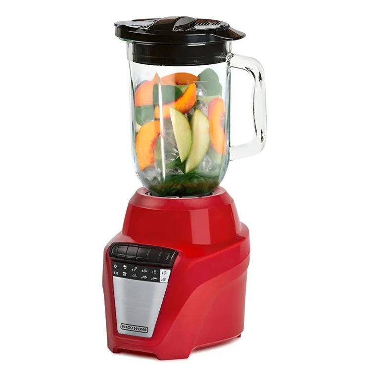 BLACK+DECKER LICUADORA PROCESADOR BL0876-1RDCL VIDRIO 8 VELOCIDADES