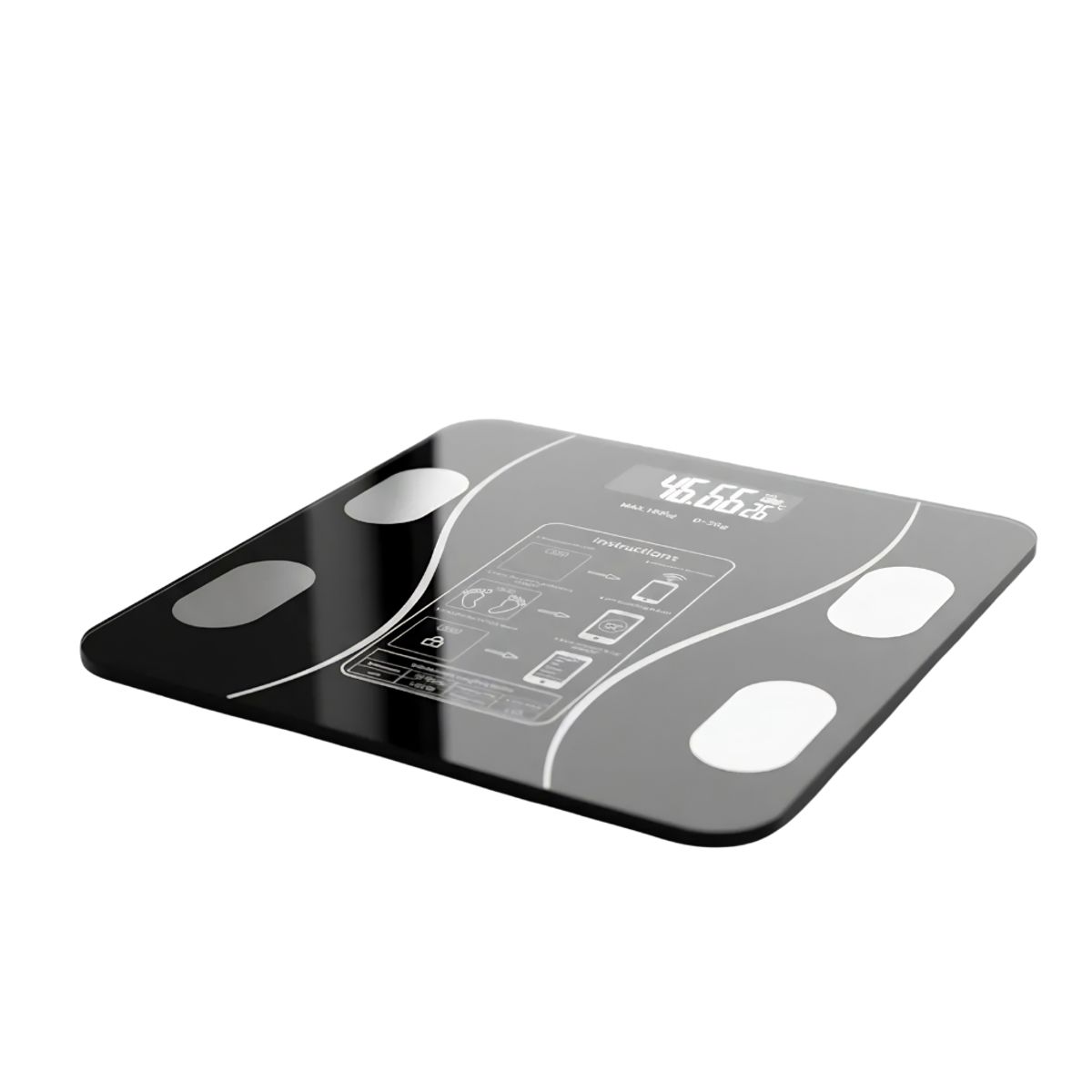 GENERICO - Pesa Inteligente Smart Fit Pro Bluetooth con App