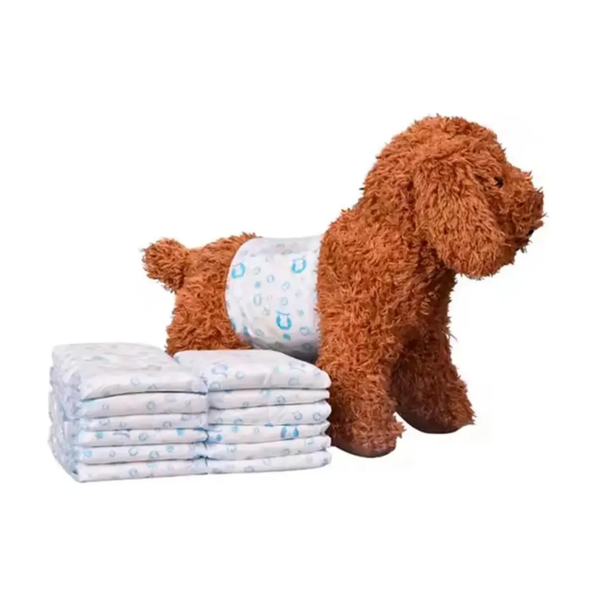 GENERICO - Pack 12 Pañales Absorventes S Para Perros Macho Mascotas