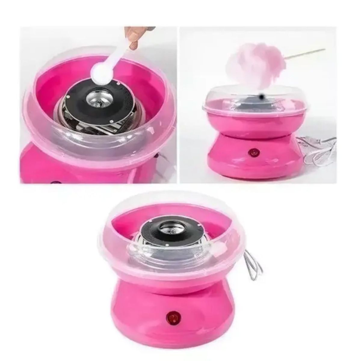 MOVI - Maquina para hacer algodón dulce en Casa, Rápida y Fácil - Ideal para Cumpleaños y Fiestas