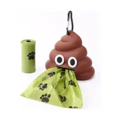 GENERICO - Dispensador De Bolsas Para Caca De Perro Portatil Mascotas