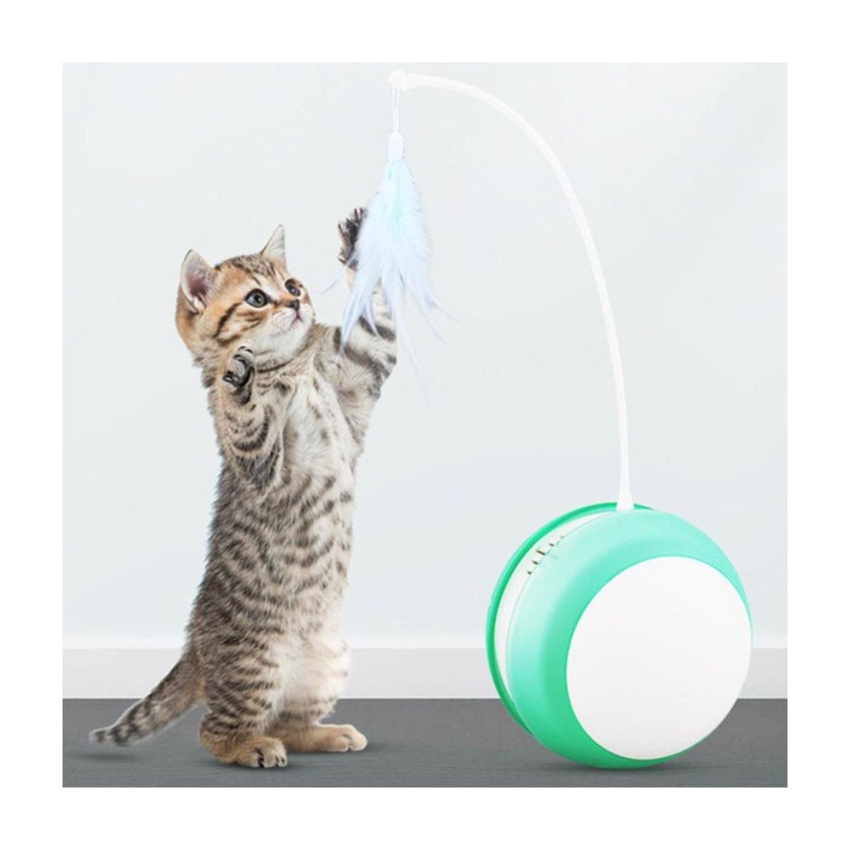 GENERICO - Juguete Pelota Inteligente Con Cuerda Para Gatos Mascotas